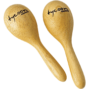 Wood Maracas Small Natural Finish